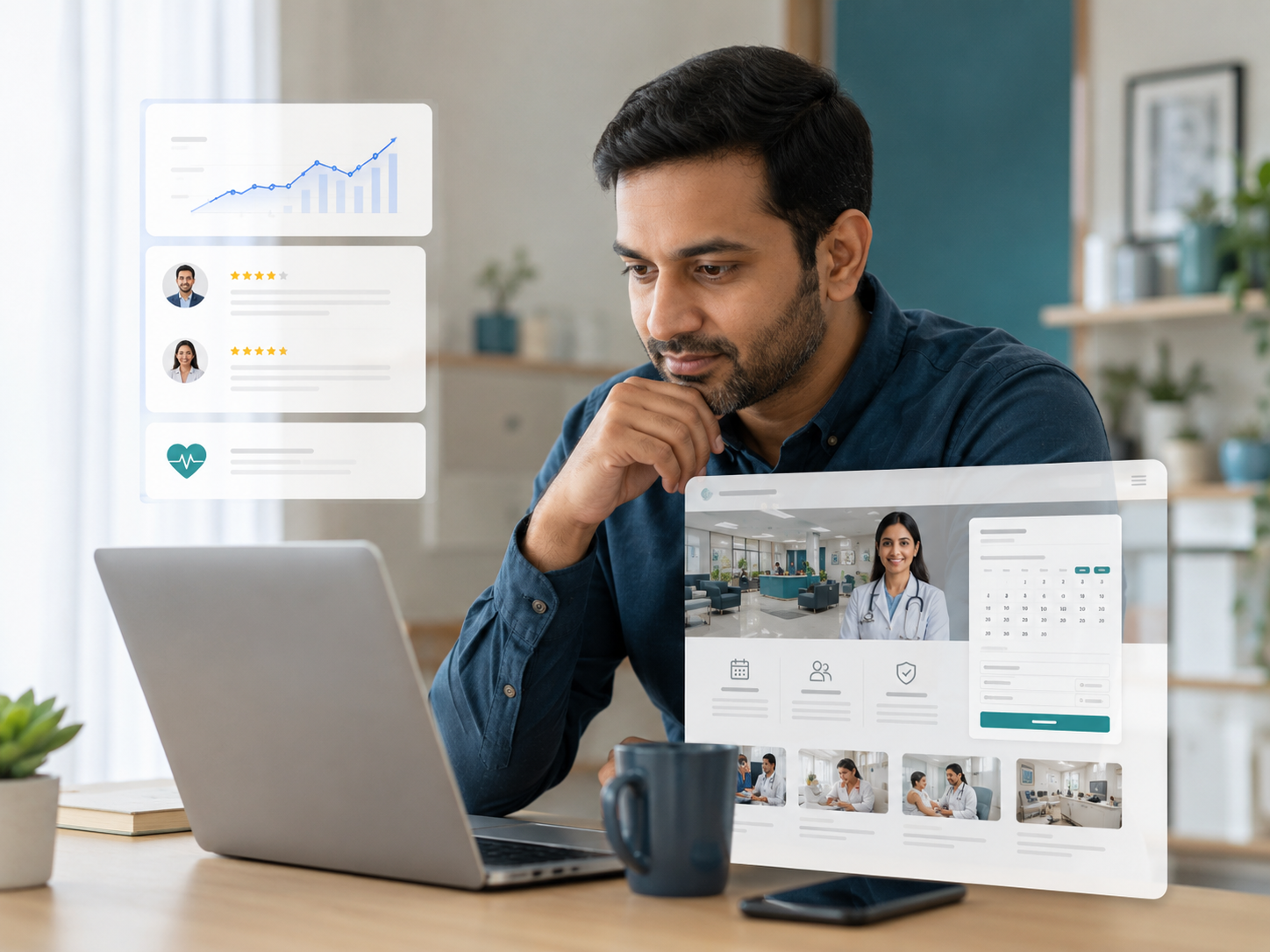 Healthcare trust before patient enquiry
